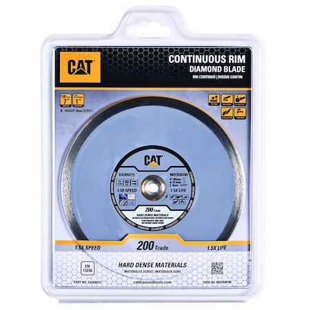 Caterpillar 200 Trade Tile-Hard Dense Materials 7-In Blade 180mm DA30507U